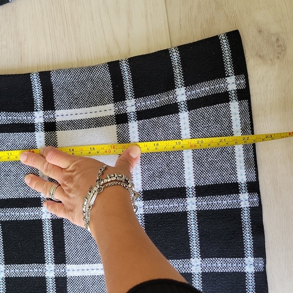 J.Jill Black White Plaid Windowpane Pullover Sweater XS - Picture 8 of 8